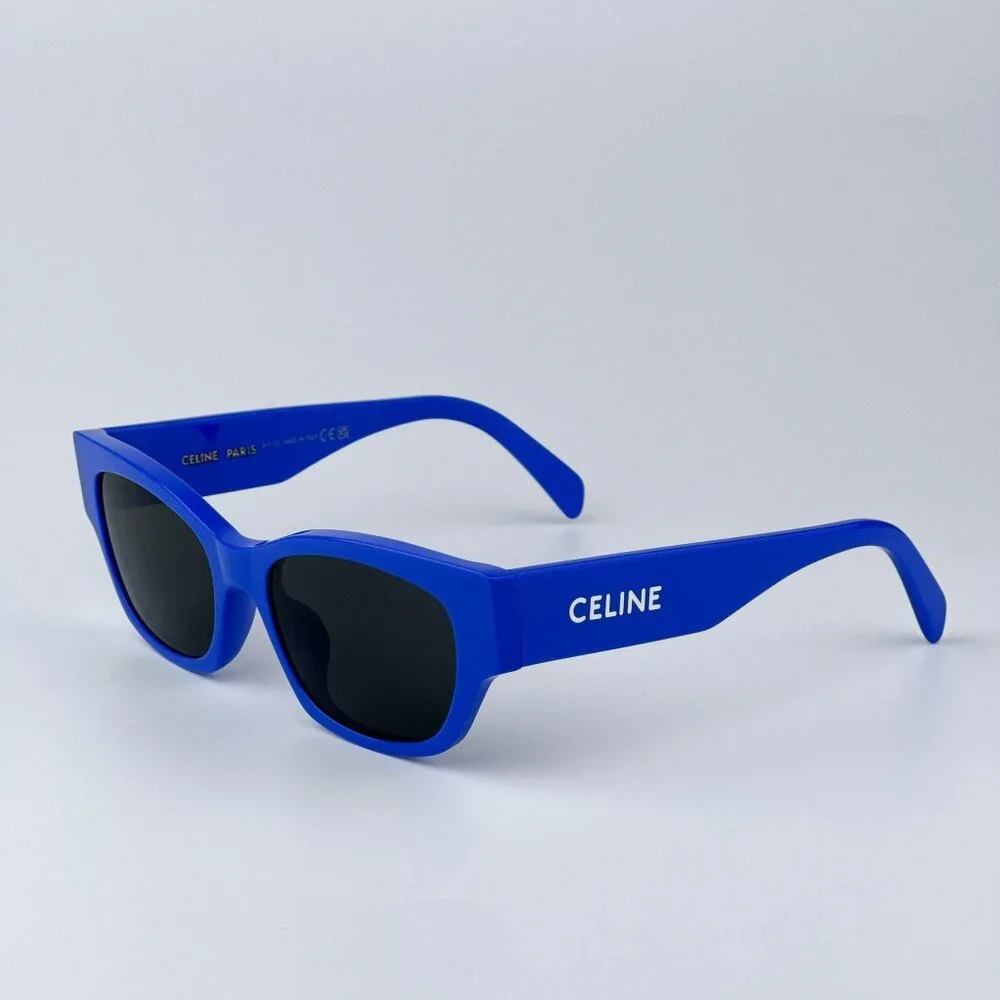 Celine MONOCHROMS CL40197U 92A Men BRAND NEW Sunglasses Blue Grey Cat Eye
